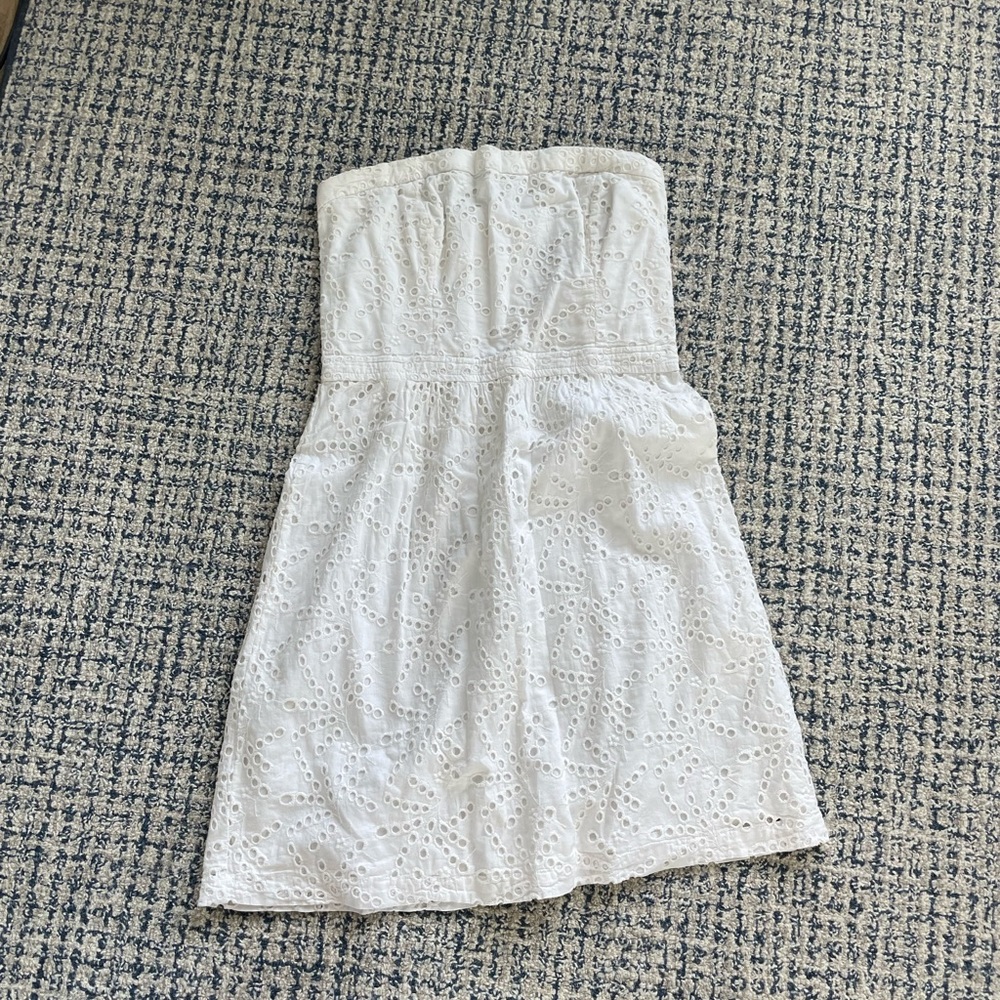White Strapless Dress